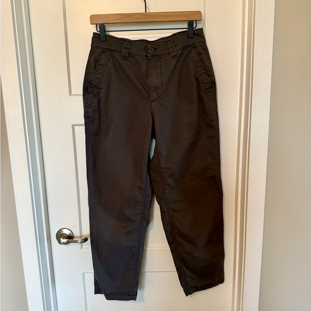 Old Navy high Waisted O.G. Chino Straight Pants in Gray